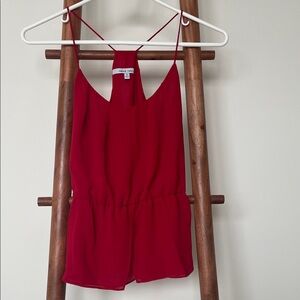 Red Sleeveless Top